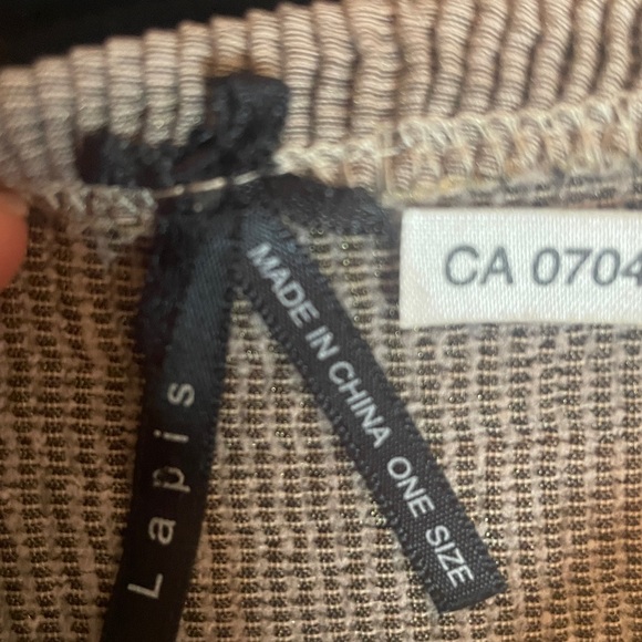 Anthropologie Dress Convertible OS Brown Tan Lapis Fairy - Picture 10 of 10